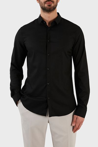 Armani Exchange Μακρυμάνικο πουκάμισο με κανονική εφαρμογή Ανδρικό πουκάμισο 8nzc49 Znyxz 1200