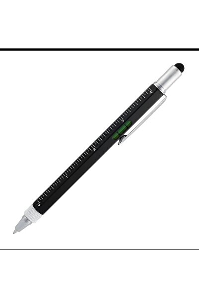 ASYA GIFTS Mimar-mühendis Kalemi ( Su Terazisi-cetvel-tornavida Ve Touch Pen Özellikli ) Metal