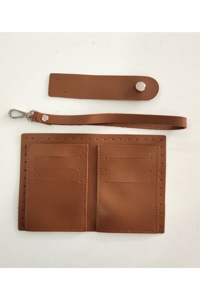 fundahobi طقم المحفظة-تان