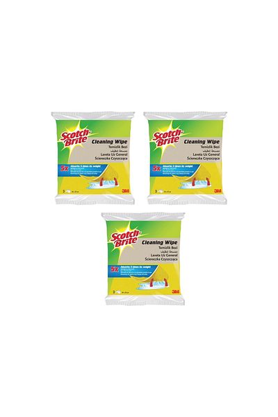 Scotch Brite 3-Piece Cleaning Cloth X 3 Pieces