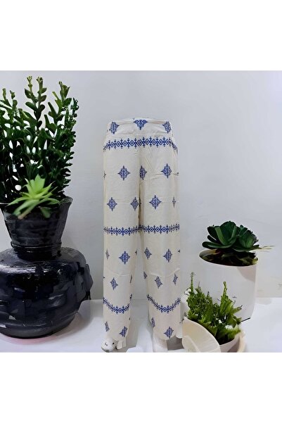 BEBE PLUS Етнічний візерунок, льняний кімоно комплект