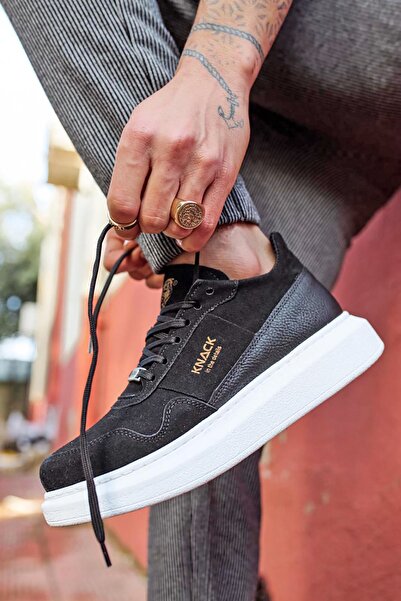 Rainon Store Casual Black Suede Men's Sneakers