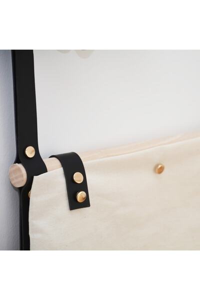 Bundera Katlanabilir Deri Banyo Kirli Çamaşır Sepeti Çamaşırlık Ve Havlupan Havluluk Seti Katlanır Sepet