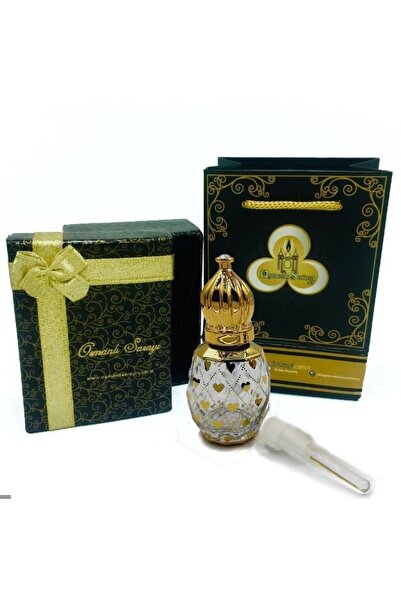 Osmanlı Sarayı Fatih Sultan Mehmet Han Kokusu Sarı Varaklı Şişe 10gr (1)