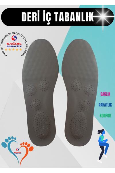 Sağdıç Saraciye Sağdıç Beş Nokta Ortopedik Hakiki Deri Tabanlık