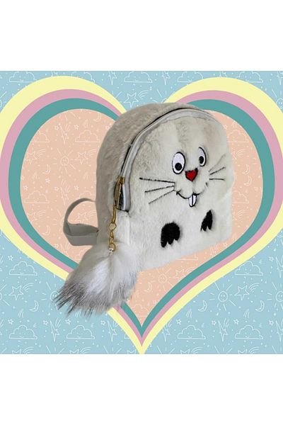 Uniquerrs Παιδική τσάντα πλάτης Rabbit Plush