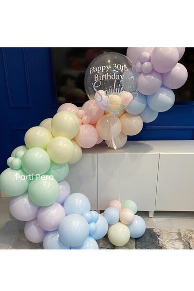 parti pera 50 Balloon Macaron Balloon Chain Set
