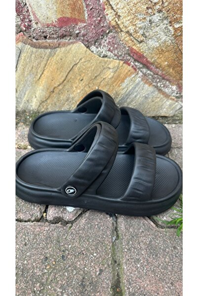 GEZER Black Summer Adjustable Non-Slip Sole Sandals