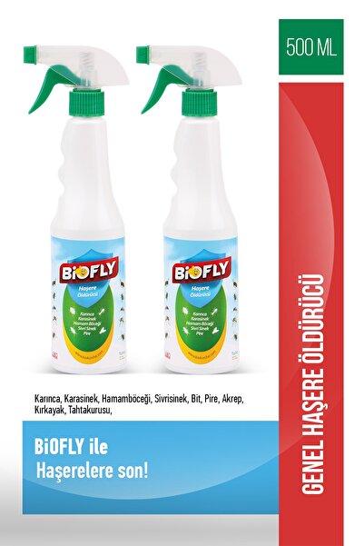 biofly Haşere Ilacı Sprey-500ml 2 Adet