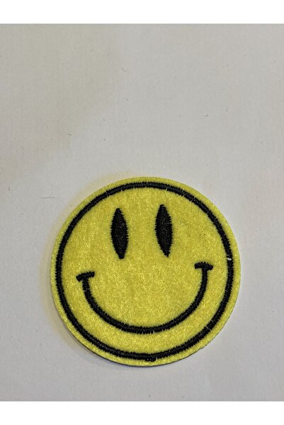 StüdyoÜmitTişört Smiley Patch-pech، مزيج، رقعة جينز