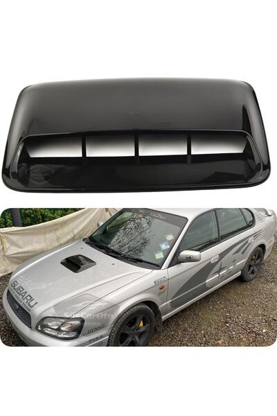 ŞüsCarOto Aksesuar Üniversal Her Araca Uyumlu Geniş Kaput Üstü Havalandırma Izgarası Vent Air Scoop Ithal 40 X 28 Cm