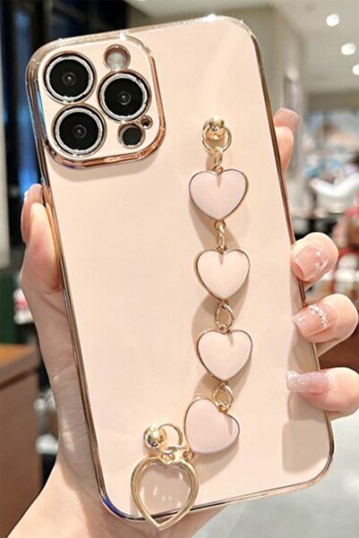 3GEN CASE حافظة آيفون 13 برو ماكس متوافقة مع الكاميرا محمية باليد وسلسلة قلب ...