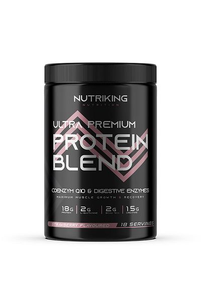 Nutriking 450 Gr Strawberry Flavored Whey Protein ™   - 18 Service