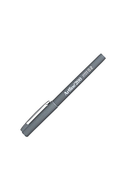 artline 220 Fineliner Ince Uçlu Yazı Ve Çizim Kalemi 0,2mm Gri