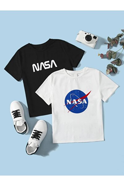 trendgar NASA Printed Double T-Shirt