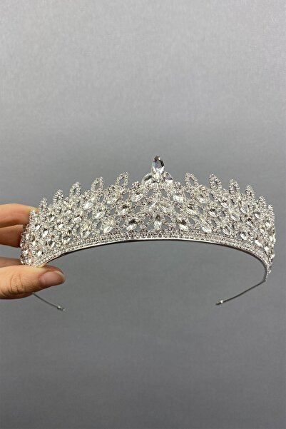 ESPEREST Coroana de mireasa Mia Stone Henna de culoare argintie