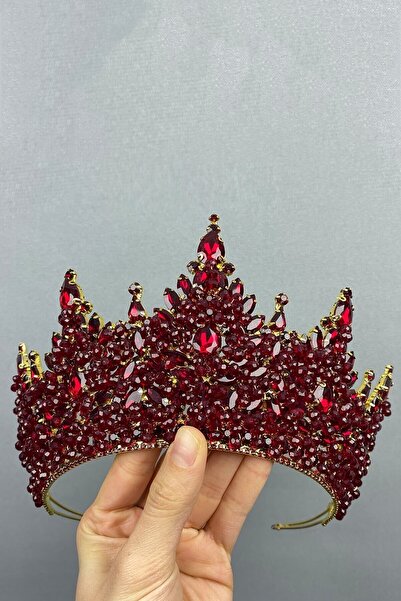 ESPEREST Coroana de mireasa model Paris auriu burgundy