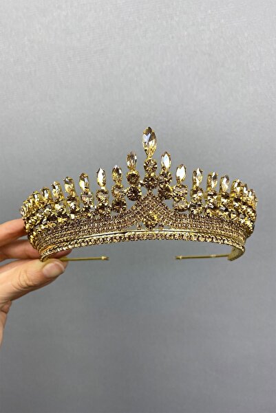 ESPEREST Coroana de mireasa Anteras Henna de culoare miere