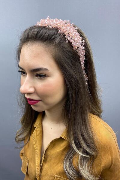 ESPEREST Accesoriu pentru păr de mireasă cu cristale din Asia pudră