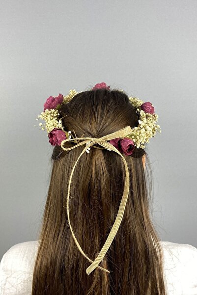 ESPEREST Coroană de mireasă pentru fotografie în aer liber, cu flori de bujor...