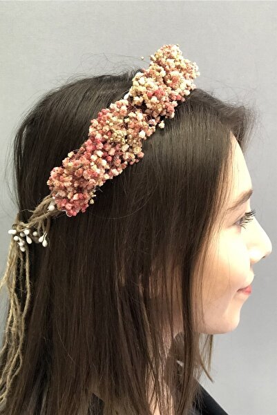 ESPEREST Coroana de flori uscate cu chipsuri de pudră