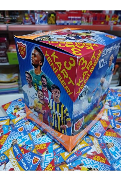 ESER 3 Kart Yeni Seri Süper Final 2023 Orijinal Futbolcu Kartı 150 Adet 3 Lü ...