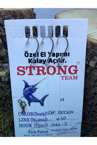 Strong Team Hazır Hırsızlı Deniz Üçlü Dip Iğne Takımı 22470-beyaz Tırnaklı Seri