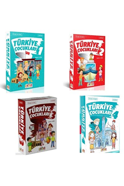 Kaliteli Eğitim Yayınları Türkiyeli Çocukları Muhteşem 4'lü Set
