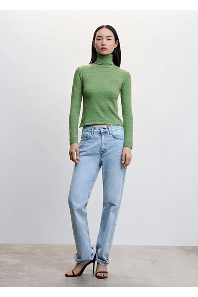 MANGO Woman Turtleneck Knitwear Sweater