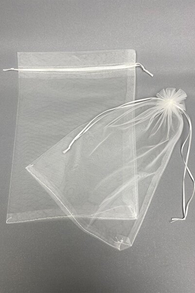 ESPEREST Seccade Ve Çeyizlik Tül Kese 10 Adet (28*40 Cm)