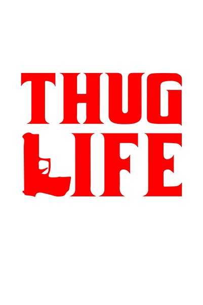 MegaSticker ملصق سيارة Thug Life، ملصق دراجة نارية، ملصق خوذة 13x10 سم