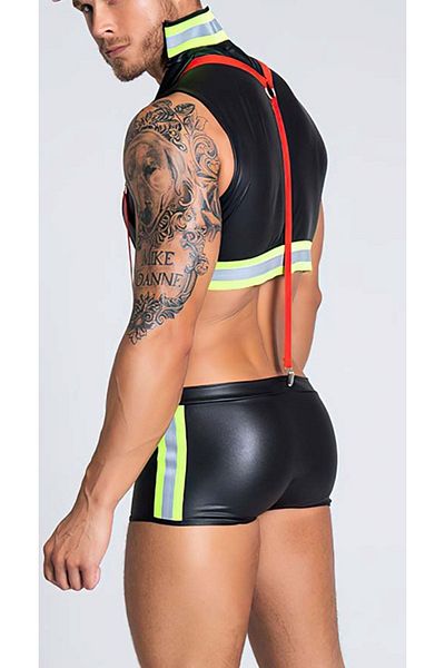 For Dreams Costum din piele pentru bărbați 9001