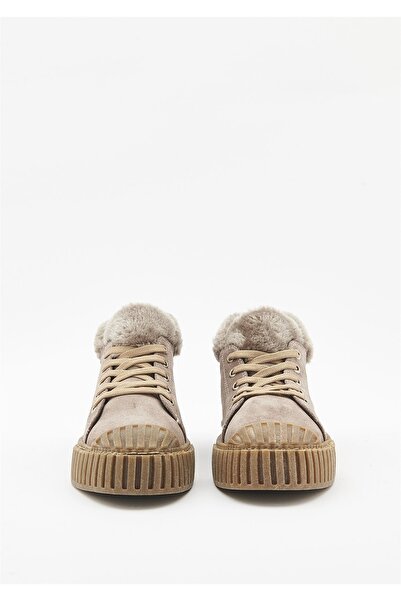 Hush Puppies Hp-006-019 Kadın Koyu Bej Nubuk Ayakkabı