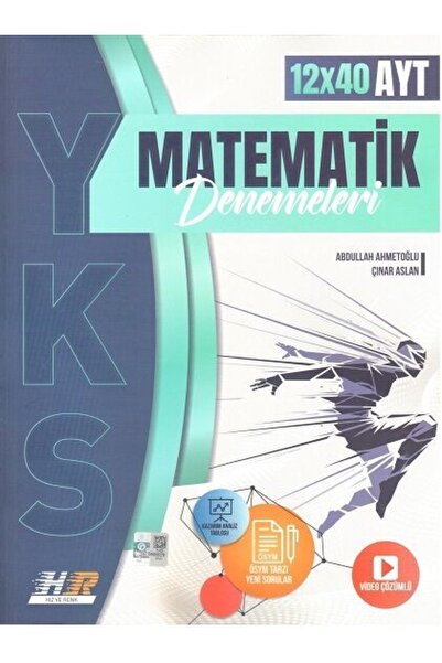 Hız ve Renk Yayınları Hız Ve Renk Yks Ayt Matematik 12x40 Denemeleri