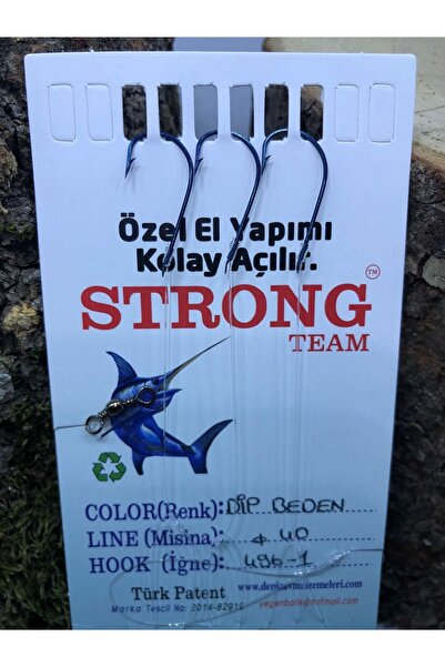 Strong Team Deniz Siyah Üçlü Dip Iğne Takımı 496 Serisi