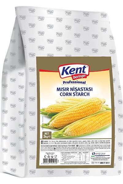 Kent Boringer Mısır Nişastası 3 Kg