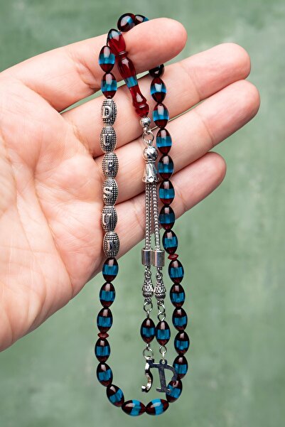 OTTOTESBİH Erkek Hediyelik Tesbih, Bordo Mavi Tesbih, Taraftar Tesbih