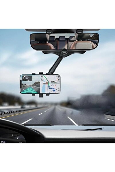 mimtec Araç Içi Uzayan Ayarlanabilir Dikiz Aynası Telefon Tutucu Car Holder (AÇIKLAMAYI OKUYUNUZ)