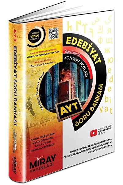 Miray Yayınları AYT Edebiyat Konu Özetli Soru Bankası
