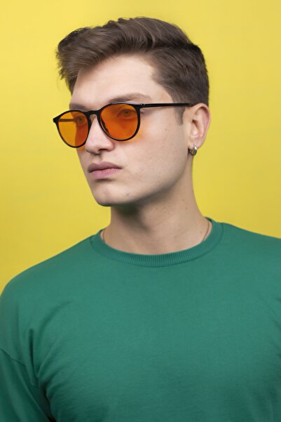 LUNOX Caprina Siyah-turuncu Cam Güneş Gözlüğü