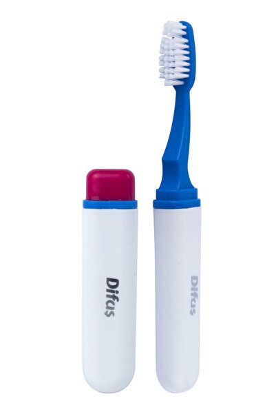 blackleg حقيبة مدرسية للتخييم، فرشاة أسنان محمولة قابلة للطي للسفر، قطعتين