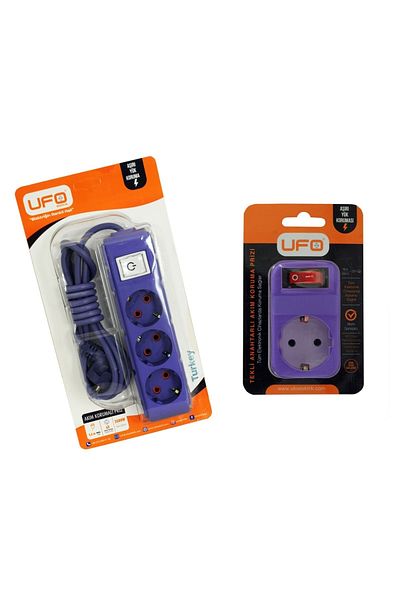UFO Surge Protection Set Purple Single Surge Protection 1.5 Mt Surge Protection