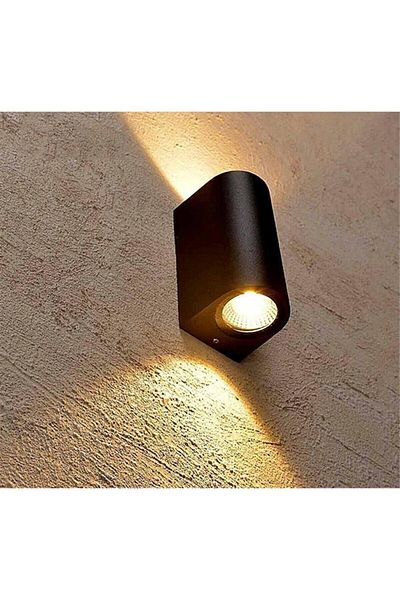 sekizgen led Double-Way Sconce Black Body Without Bulb Price