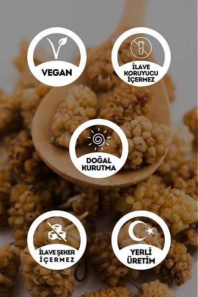 EGEYE DÖNÜŞ 200 gr.Dried Mulberry - Additional Sugar Free, Natural Dried and Non-Dried