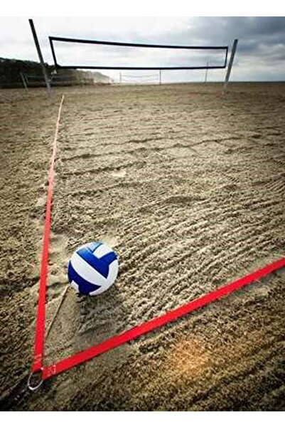 AVESSA Voleybol Saha Şeridi 8*16mt Kırmızı