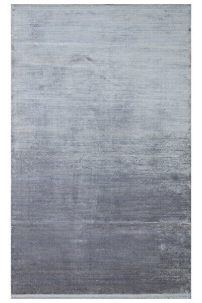 Eko Halı Cordoba Plaın Db Plaın Grey Parlak Yüksek Alçak Dokulu Düz Renk Mode...