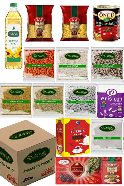 DEDEOĞLU GIDA Orta Boy Ramazan &erzak Kolisi 17 Parça