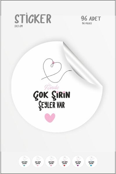 Hsn Unutar etikete nalaze se veoma slatke stvari 96 komada 3x3cm