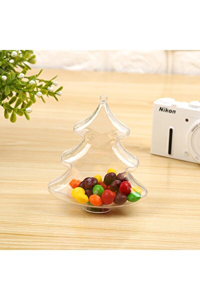 mutlu adım 12 bucăți 10x7cm cutie din plastic cutie de Crăciun din lemn de pin