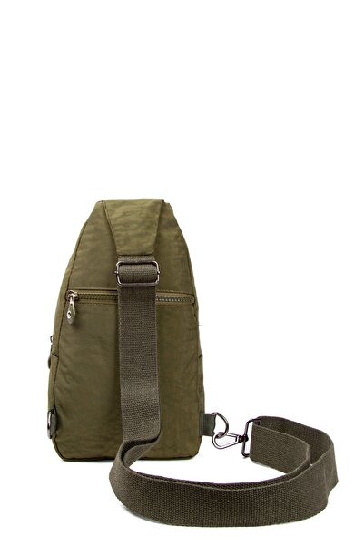 Newish Unisex Crinkle Waterproof Bag, Cross Strap Shoulder and Chest Bag, Body Bag, Khaki Color